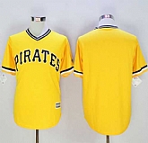 Pittsburgh Pirates Customized Men's Gold New Cool Base Stitched Jersey,baseball caps,new era cap wholesale,wholesale hats